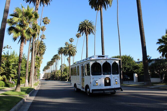 #1 Luxury Hollywood Sightseeing Trolley Bus Tour - The Parlor Car trolley experience: vintage style without the fuss