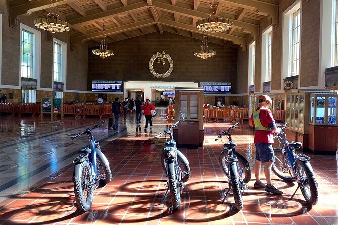 Best of Downtown Los Angeles by Luxury E-Bike - The LA River magic: Red Car Pedestrian Bridge to fresh belvederes