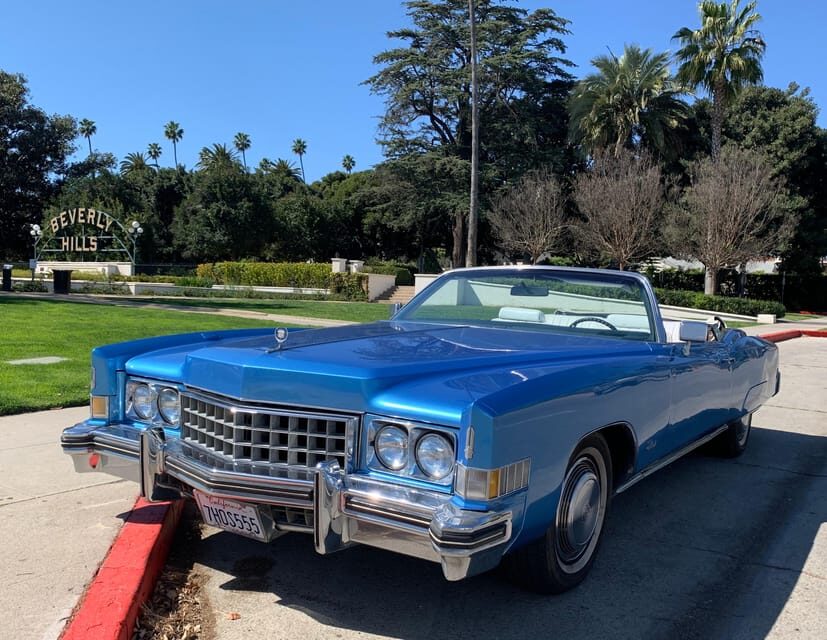 Discover LA in a 1973 Cadillac Eldorado convertible - Getting started at 640 S Curson Ave (and parking without stress)