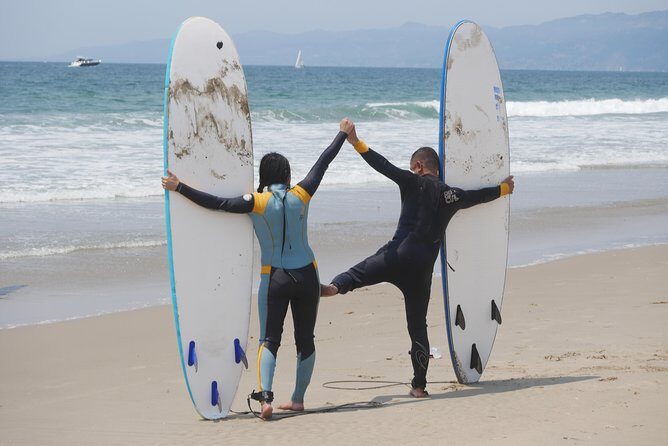 Family Surf Lesson - Venice surf lesson: what “family” really means here