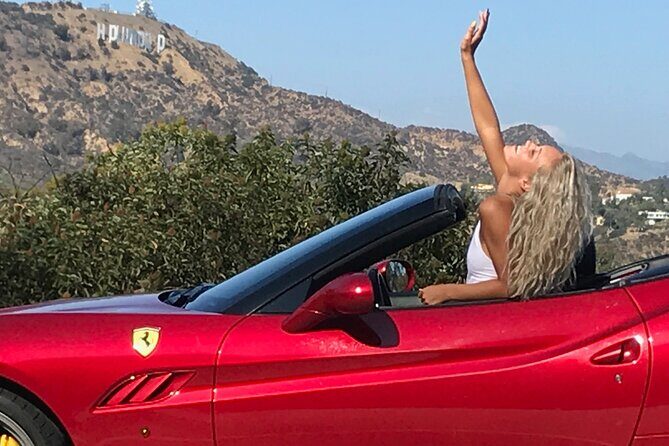 Ferrari "California T" Private Tour to Hollywood Sign View Point - The Co-Pilot / Instructor Makes It Easier Than You Think