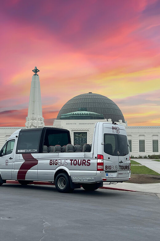 From Los Angeles: Griffith Observatory Open-top Sunset Tour - Key highlights worth marking on your mental map