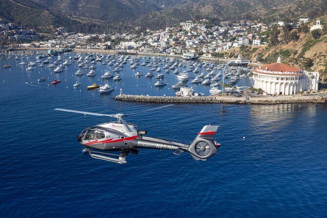 Helicopter Transfer: Long Beach to Catalina Island - Arrival Over Avalon: The Bird’s-Eye Advantage