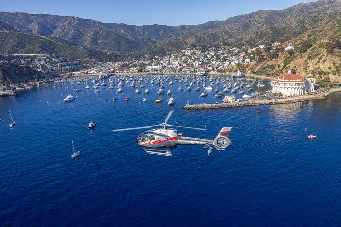 Helicopter Transfer: Long Beach to Catalina Island - Queen Mary Heliport: Getting Started at the Right Place
