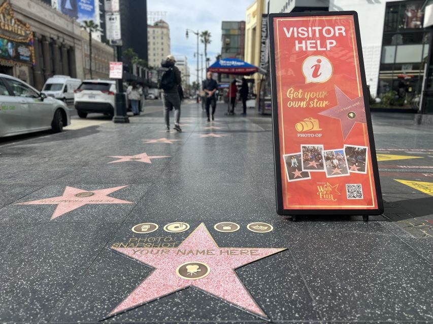 Hollywood: Make Your Own Star Walk of Fame Photo Experience - Hollywood Star Moment in 15 Minutes