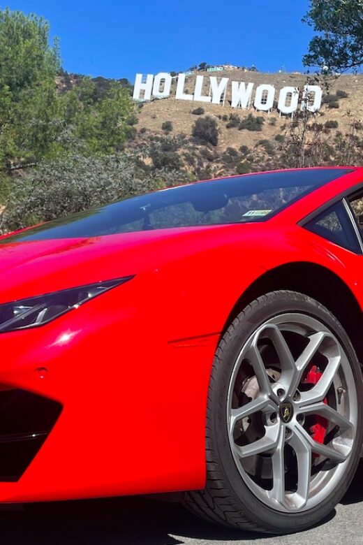 Hollywood Sign 30 Min Lamborghini tour (Drive or Be driven) - The Walk of Fame Drive: Hollywood Streets, Supercar Energy