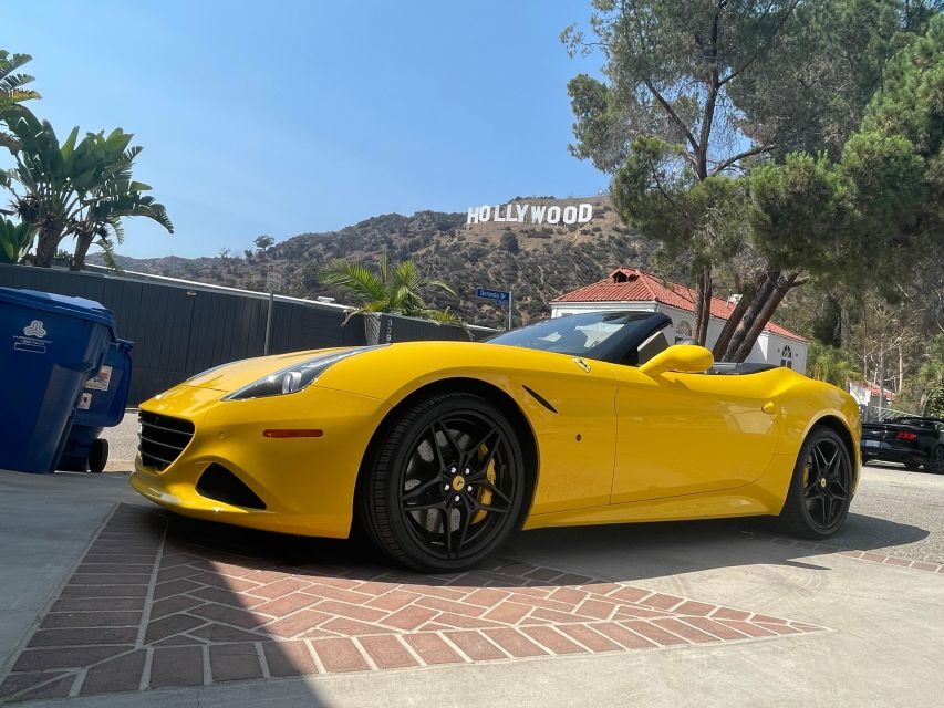 Hollywood Sign 50 Min Ferrari tour (drive or be driven) - Choosing your experience: drive, share, or ride up front