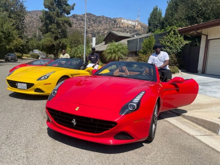 Hollywood Sign 50 Min Ferrari tour (drive or be driven) - Meet at Hollywood and Highland, then get rolling fast