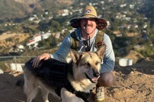 Hollywood Sign Express Tour with Comedians and Their Dogs - Getting to the trailhead: 6301 Innsdale Dr and the Smokey the Bear sign
