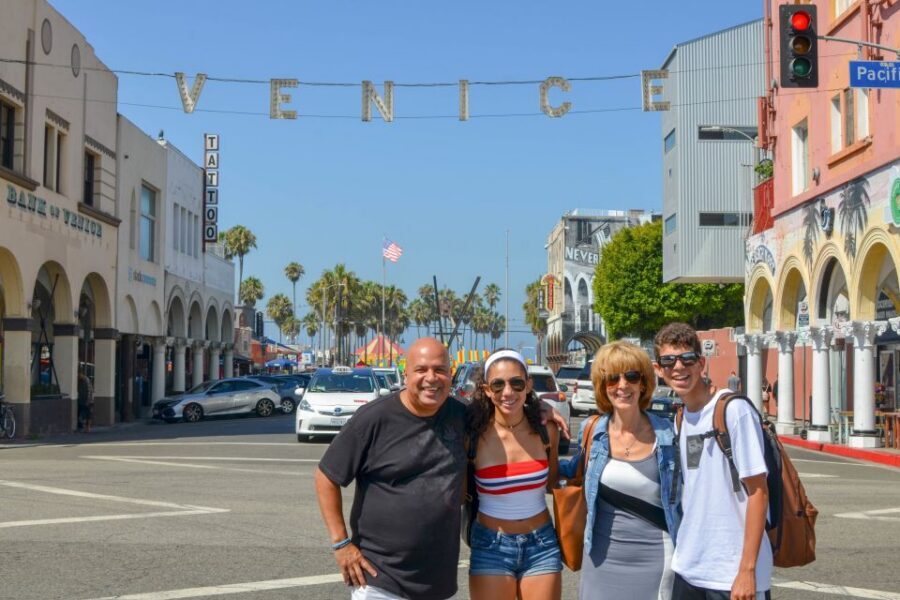 LA: City and Beach Highlights Tour with Transfer Options - Venice Beach Boardwalk: surf-and-skate energy with photo time