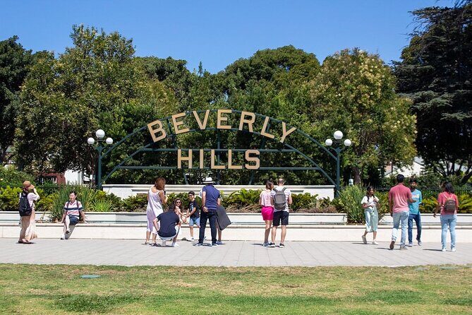LA Half Day City Tour and 2-Hour Celebrity Homes Tour Combo - Beverly Hills quick hits: Rodeo Drive and the sign photo moment