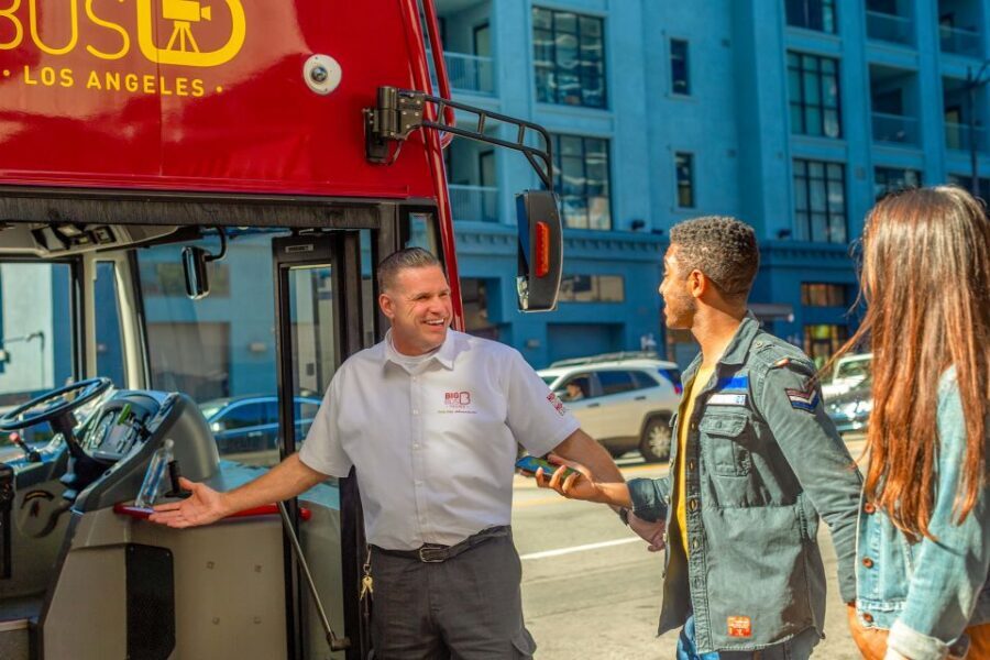 LA: Hop-on Hop-off Tour by Open-top Bus with 19 Stops - Museum Row, La Brea Tar Pits, and Studios: The LA That Explains It All