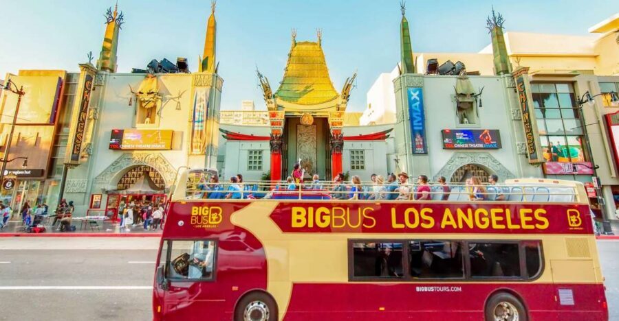 LA: Hop-on Hop-off Tour by Open-top Bus with 19 Stops - Red Route vs Blue Route: Hollywood Icons or Santa Monica Coast