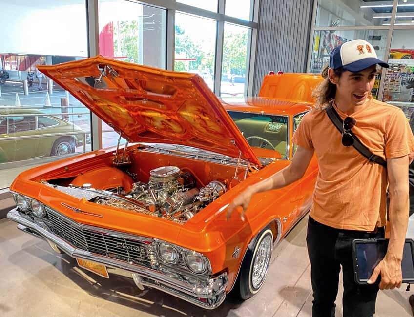 LA: Museum Row Tour The Fast & The Fossilized on Wilshire - Petersen Automotive Museum: movie cars and real design history in 20 minutes