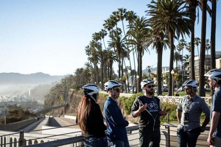 LA: Santa Monica & Venice Beach Bike Adventure - Downtown Santa Monica and the beach-path momentum