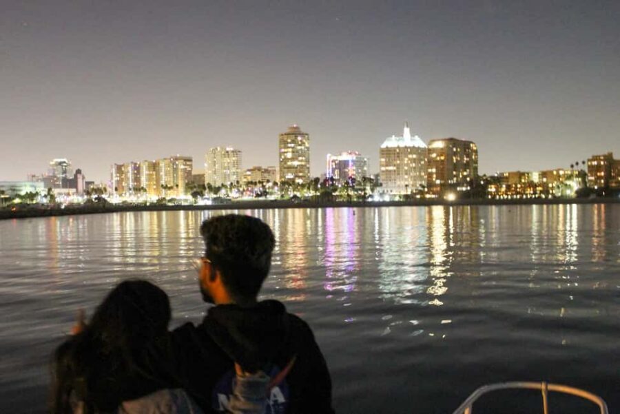 Long Beach: Private Night Yacht Cruise With City Lights - Daytime vs Night: When the Water Turns Into a Mirror