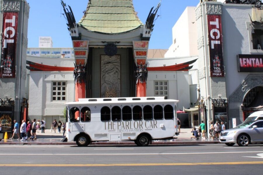 Los Angeles: #1 Trolley Bus Hollywood Sightseeing Tour - Hollywood Hills and the view-from-the-top moment