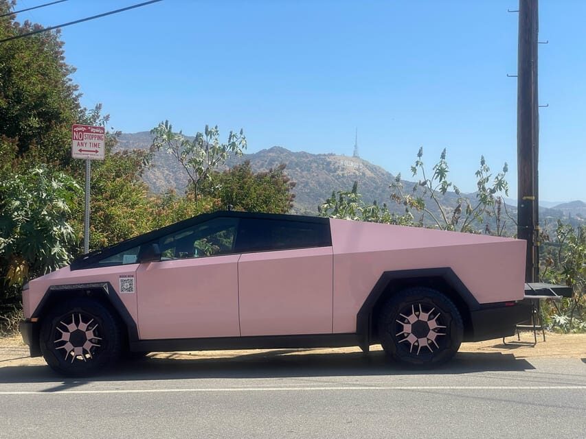 Los Angeles: 30-Minute Hollywood Sign Tesla Cyber Truck Tour - Hollywood Sign Viewpoint in About 5 Minutes: How to Nail Your Photos