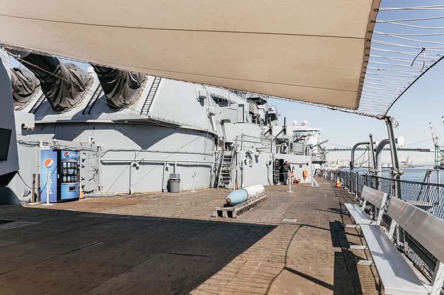 Los Angeles: Battleship Iowa Museum Ticket - Captain’s Cabin and FDR’s Bathtub: History With a Human Reason
