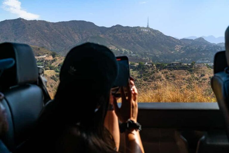 Los Angeles: Celebrity Homes and Hollywood Open-Air Bus Tour - Hollywood vs Santa Monica departures: pick the right length for your schedule