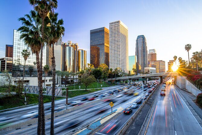 Los Angeles: Exclusive Celebrity Homes Tour for Groups & Families - Laugh Factory and the Oscars area: entertainment icons, two different styles