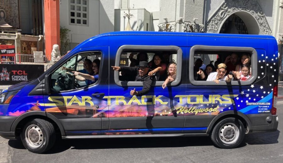 Los Angeles: Hollywood and Beverly Hills Guided Bus Tour - Beverly Hills mansion views: glamour with distance and security
