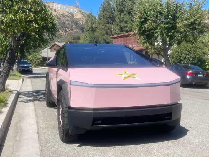 Los Angeles: Hollywood Sign Tesla Cyber Truck Tour - Private Guide + Vehicle Choice: Drive or Ride