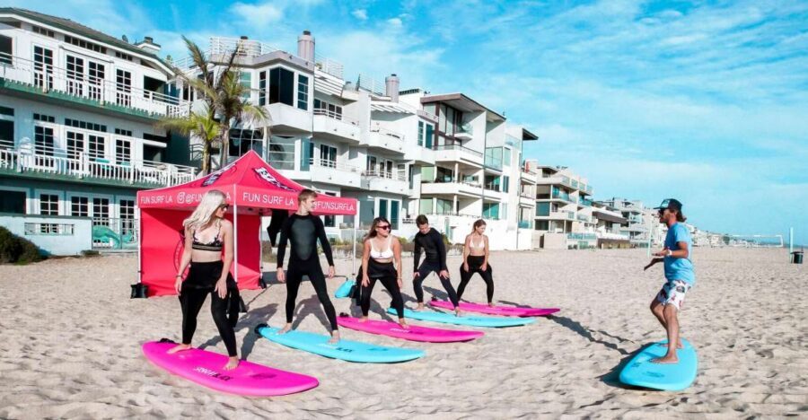 Los Angeles: Surfing Lesson in Venice Beach - What Happens on the Sand (30–40 Minutes): Pop-Up, Ocean Basics, Safety