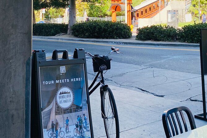 Los Angeles Tacos and Brews Cruise Bike Tour - Stop 1 at Angel City Brewery: braised guisado, al pastor, and flauta energy