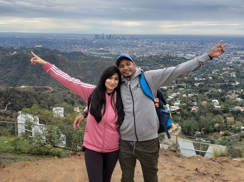 Private Hollywood Sign Adventure Hike - The Hollywood Sign photo stop: reaching the letters the right way