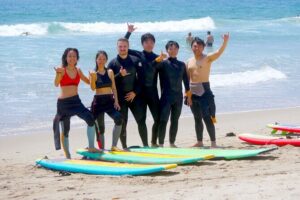 Private Surf Lesson in Venice Beach - Meeting on Washington Blvd and Getting Set Up Fast