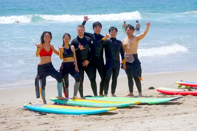 Private Surf Lesson in Venice Beach - Meeting on Washington Blvd and Getting Set Up Fast